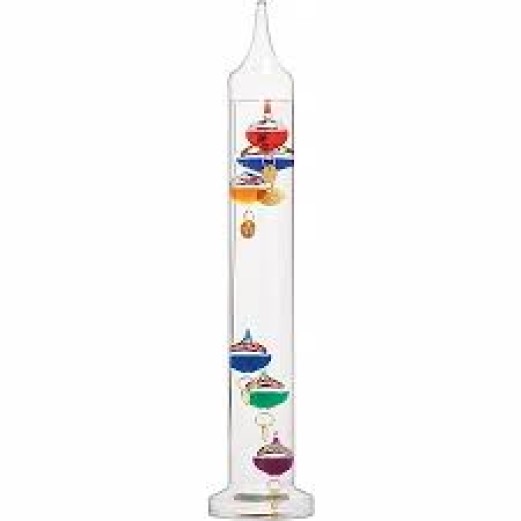 Galileo Thermometer 11in/28cm